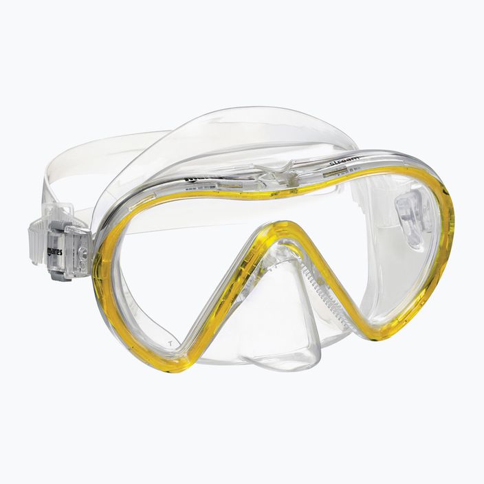 Mares Combo Stream yellow/clear snorkel set 2