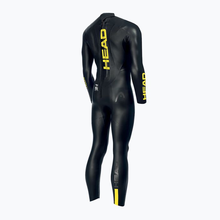 HEAD Ow Free 3.2 BKYW triathlon wetsuit black/yellow 452443 7