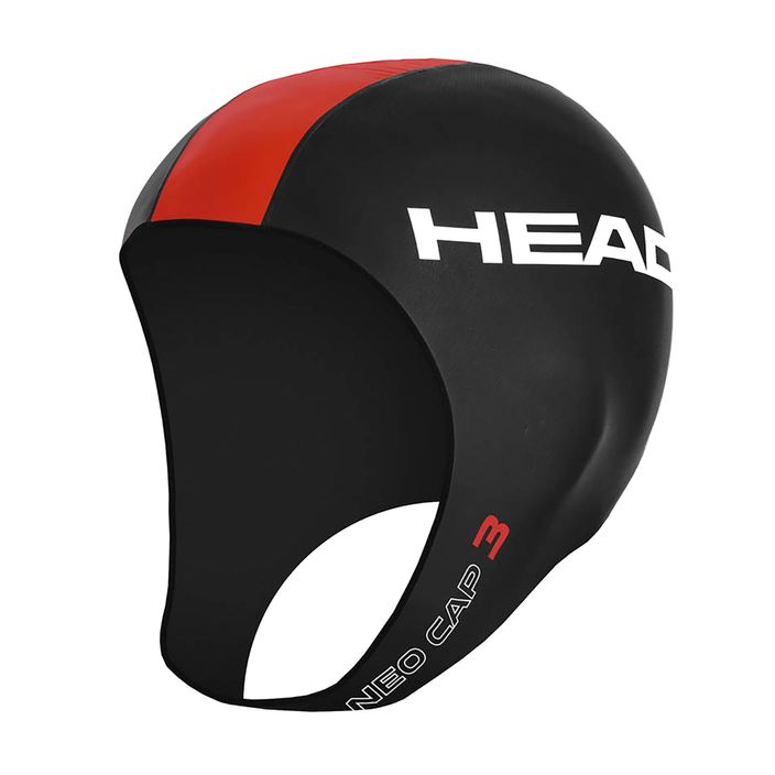 HEAD Neo 3 swimming cap black/red 2