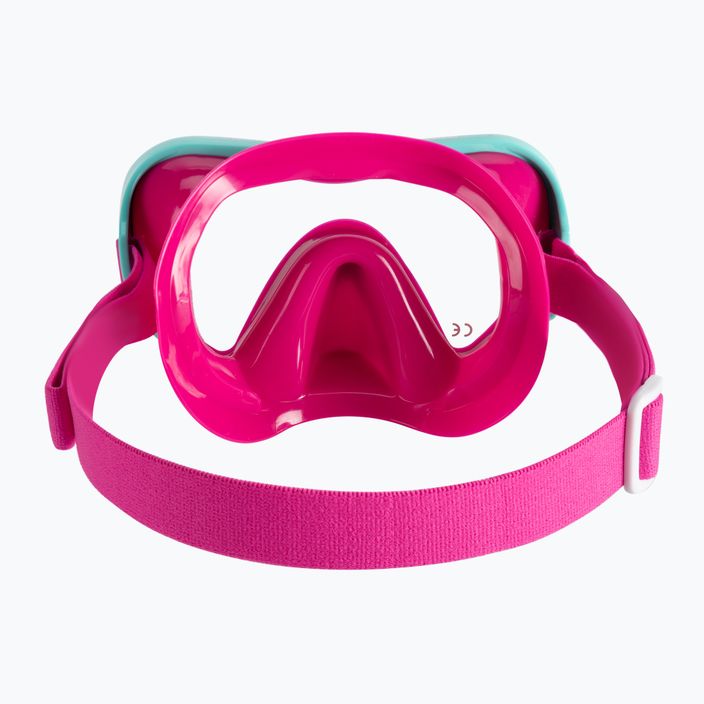 Mares Turtle children's diving set pink and blue 411778 6