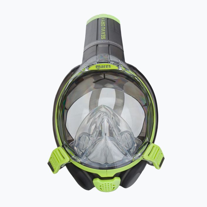 Mares Sea VU Dry + diving mask black-green 411260 2