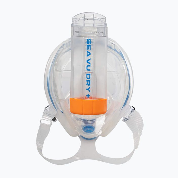 Mares Sea VU Dry + blue/clear diving mask 411260 6