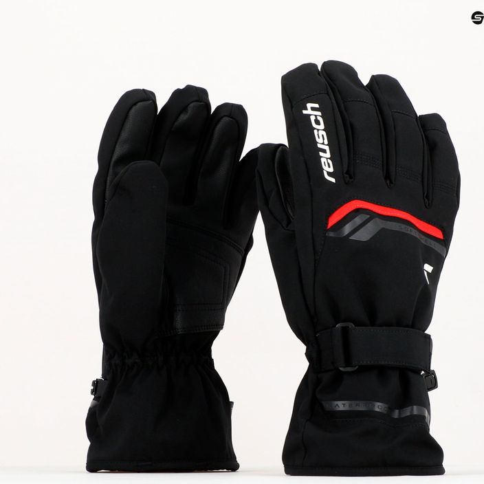 Reusch Primus R-Tex ski gloves black/red 62/01/224 11