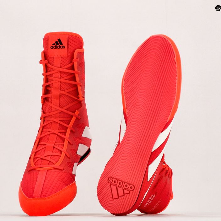 Men's adidas Box Hog 4 red GW1403 boxing shoes 18