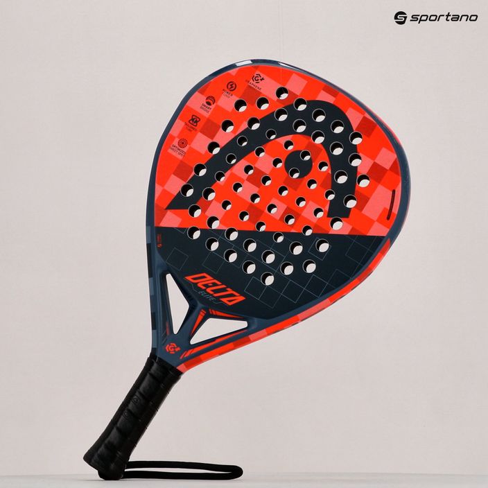 HEAD Graphene 360+ Delta Elite With CB red/black paddle racket 228120 8