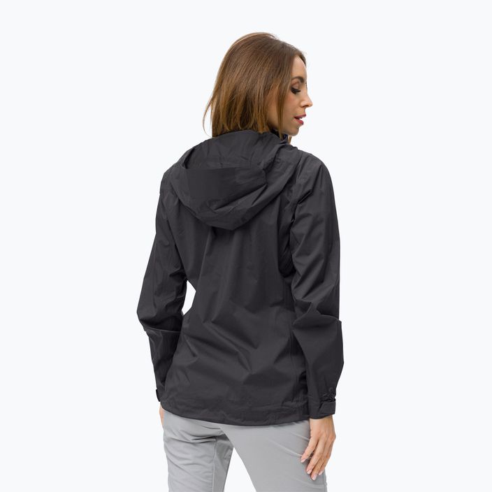 Black Diamond women's Stormline Stretch rain jacket black APM697015XLG1 3