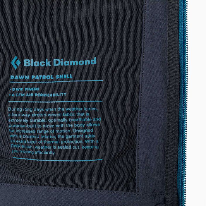 Black Diamond Dawn Patrol men's softshell jacket blue APP1SD4015LRG1 10