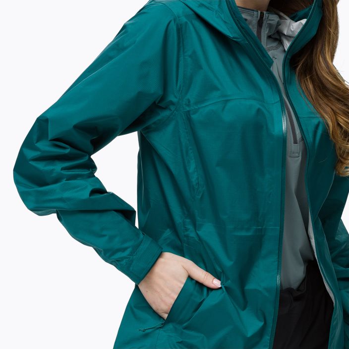 Black Diamond Treeline women's rain jacket green AP7450093032XSM1 5