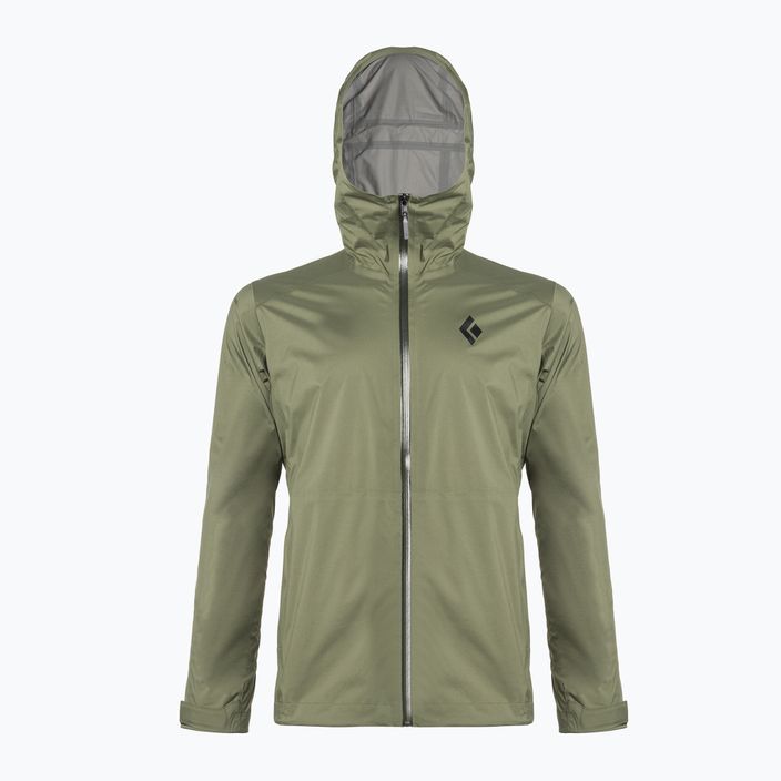 Men's Black Diamond Stormline Stretch rain jacket green APCDT03010MED1 4