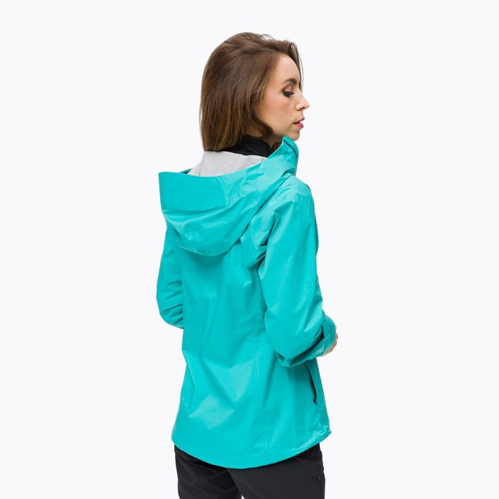 Black Diamond women's Stormline Stretch rain jacket blue APM6974050XSM1 5