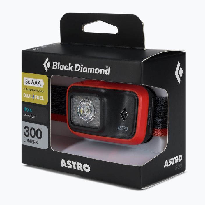 Black Diamond Astro 300 head torch red BD6206748001ALL1