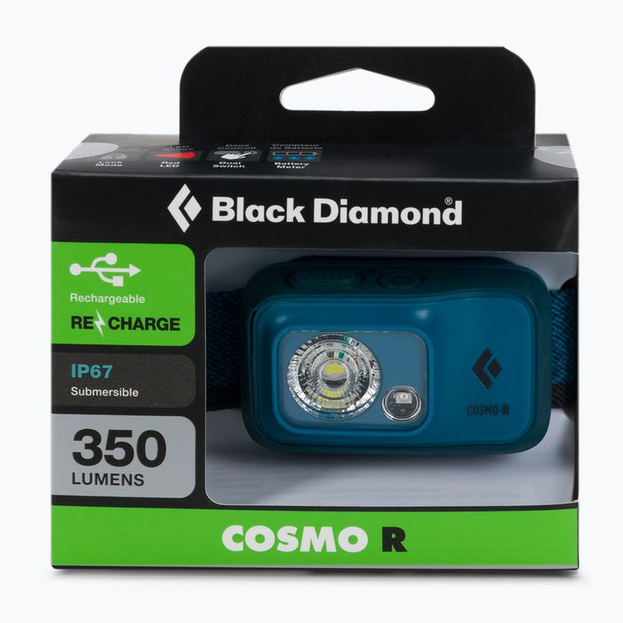 Black Diamond Cosmo 350-R head torch blue BD6206774004ALL1 2