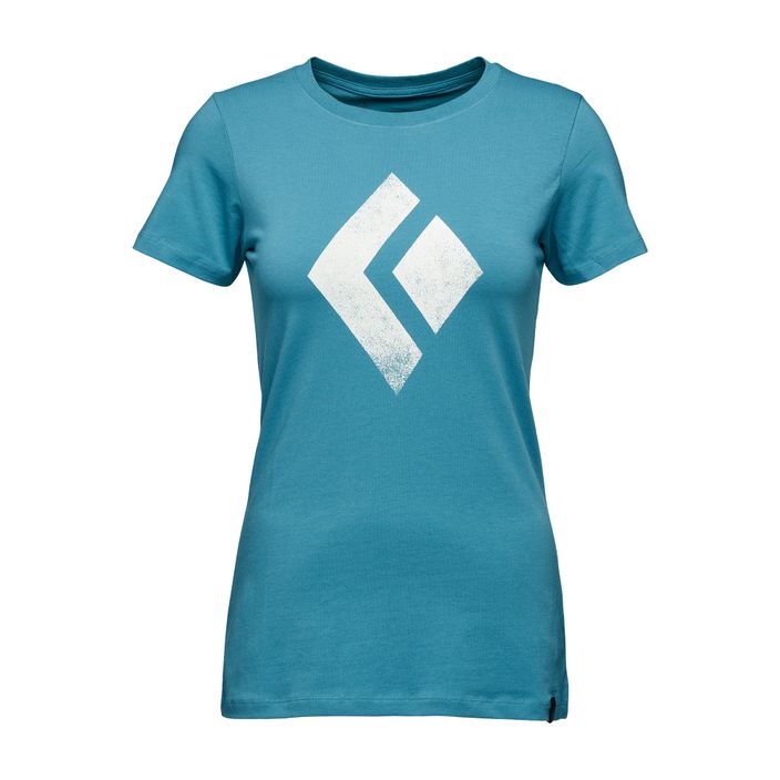Women's climbing T-shirt Black Diamond Chalked Up blue AP7300524055LRG1 4