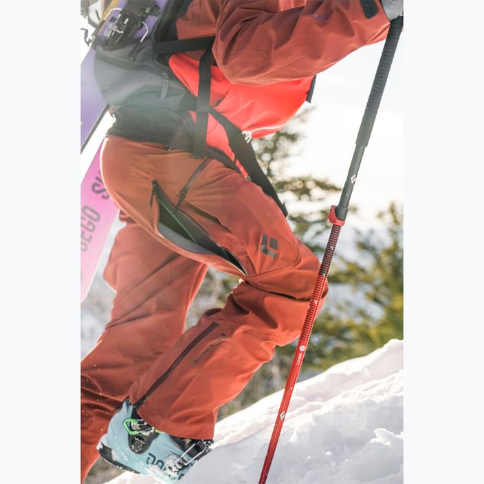 Men's Black Diamond Recon Stretch Ski Pants Brown APZC0G6042LRG1 14