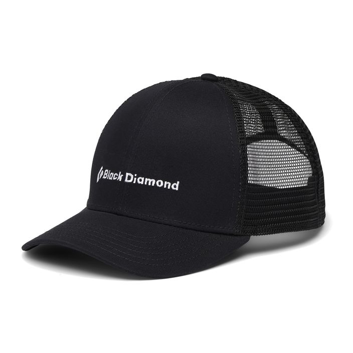 Black Diamond Bd Trucker baseball cap black/black/bd wordmark 2