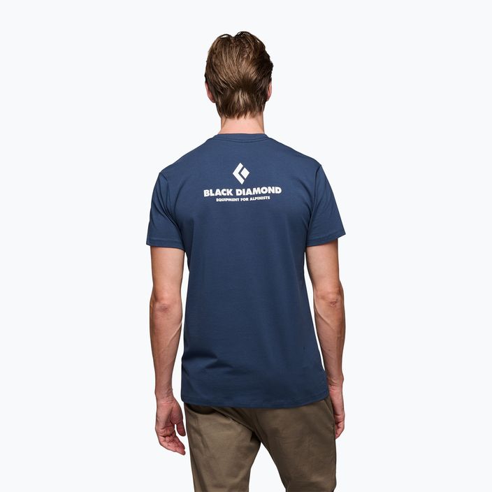 Men's Black Diamond Equipmnt For Alpinist indigo t-shirt 3
