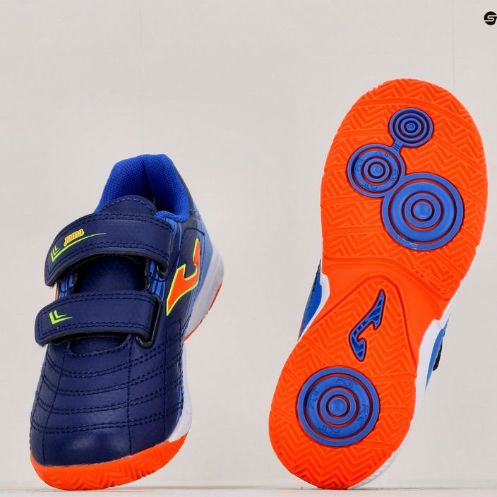 Joma Xpander IN navy/orange fluor children's football boots 14