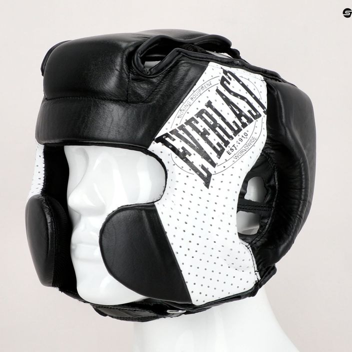 Men's boxing helmet Everlast Leather 1910 black EV4820 7