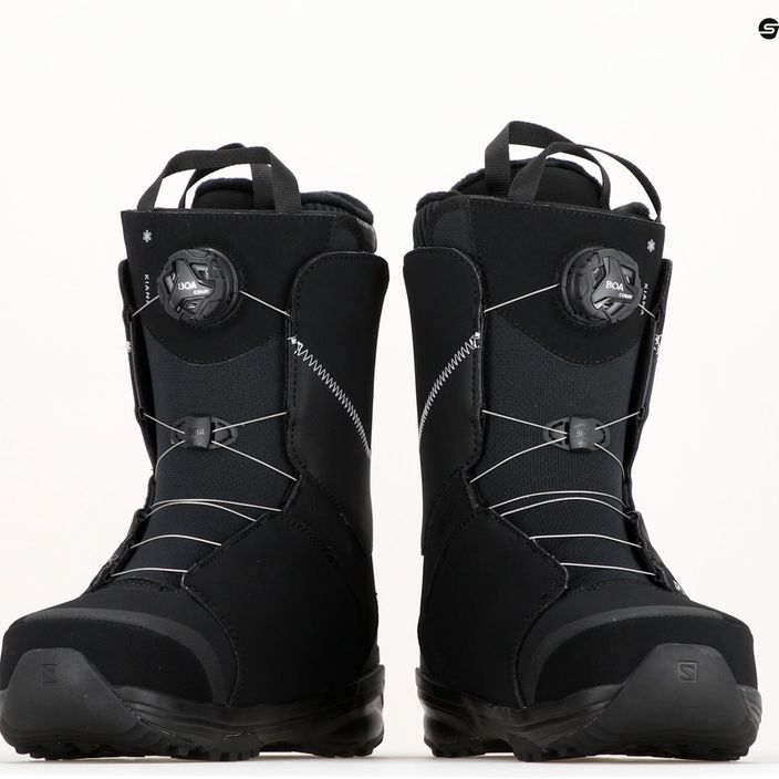Women's snowboard boots Salomon Kiana Dual Boa black L41429100 17