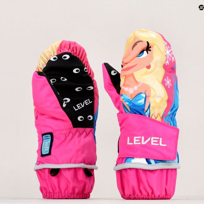 Level Animal Mitt children's snowboard gloves gold 4174 7