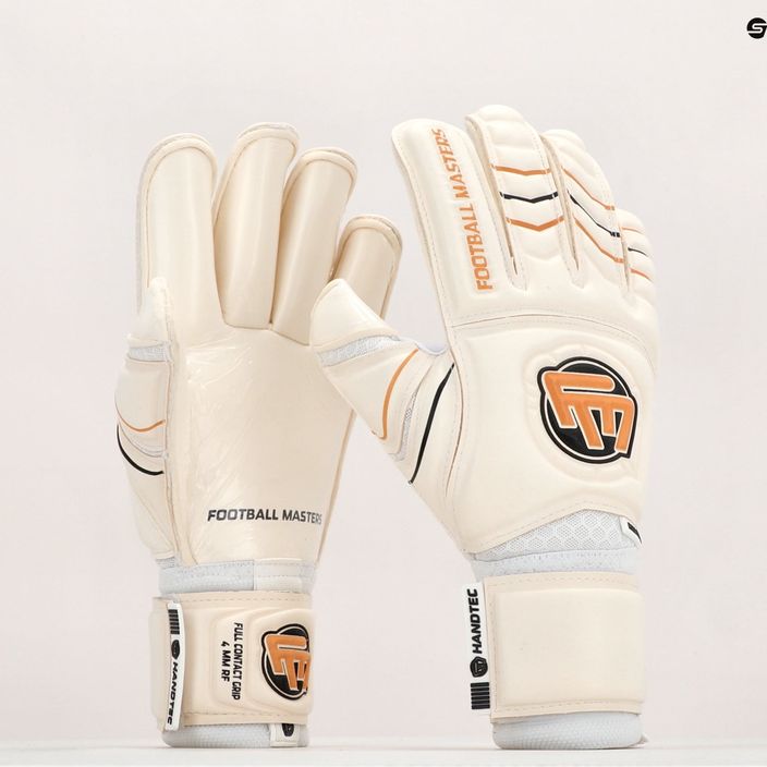 Football Masters Full Contact RF goalkeeper gloves v4.0 white 1235 5