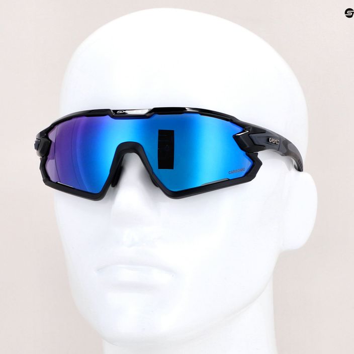 CASCO cycling glasses SX-34 Carbonic black/blue mirror 09.1302.30 8