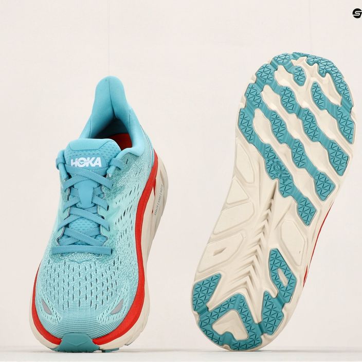 Women's running shoes HOKA Clifton 8 blue 1119394-AEBL 17