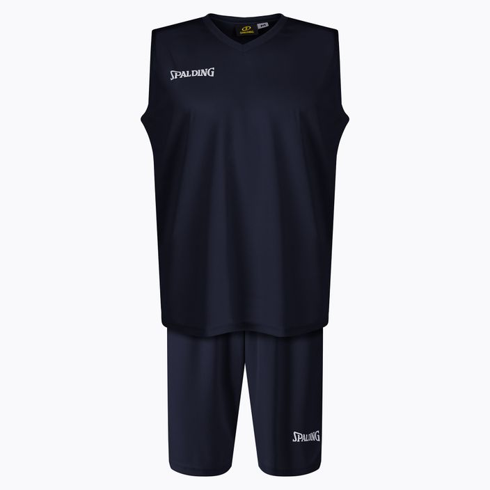 Spalding Atlanta 21 men's basketball set shorts + jersey navy blue SP031001A222