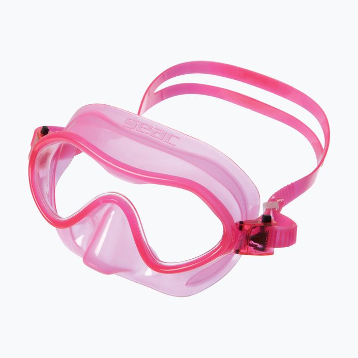 SEAC Baia pink children's snorkel set 2