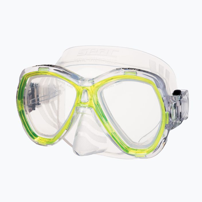 SEAC Elba yellow diving mask 2