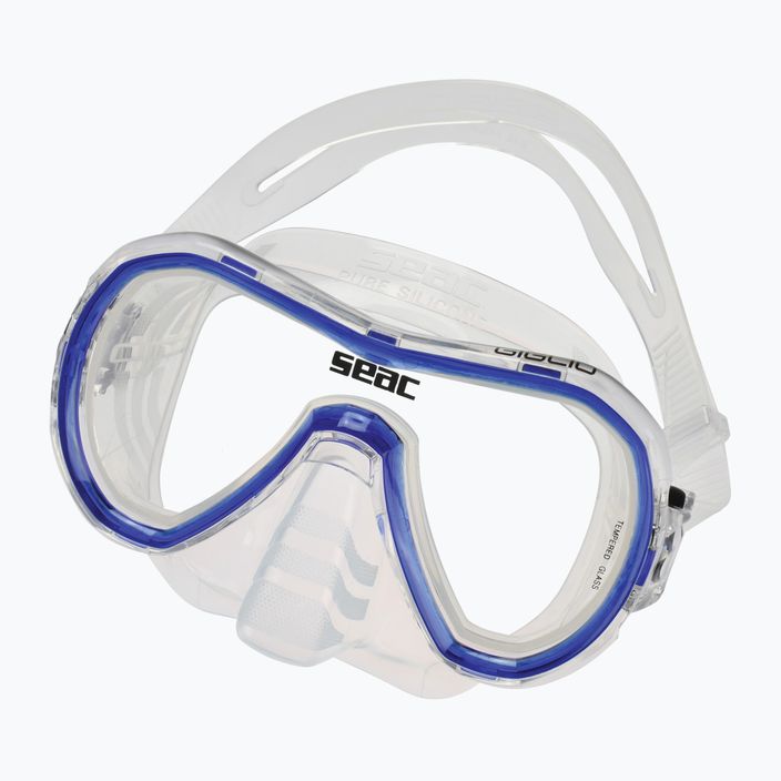 SEAC Giglio blue diving mask 4