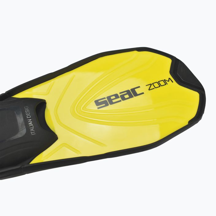 SEAC Zoom yellow snorkel fins 4