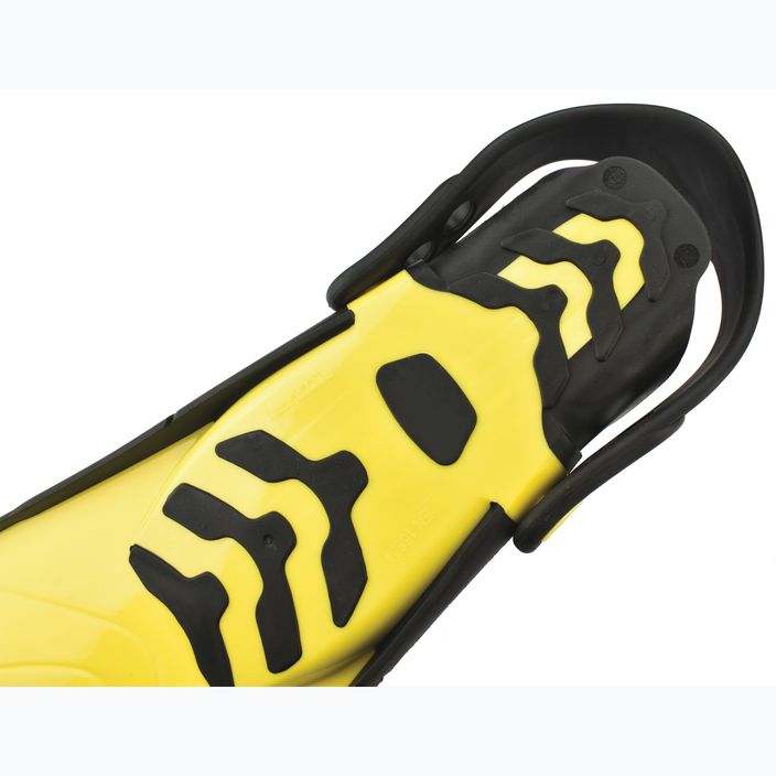 SEAC Zoom yellow snorkel fins 5