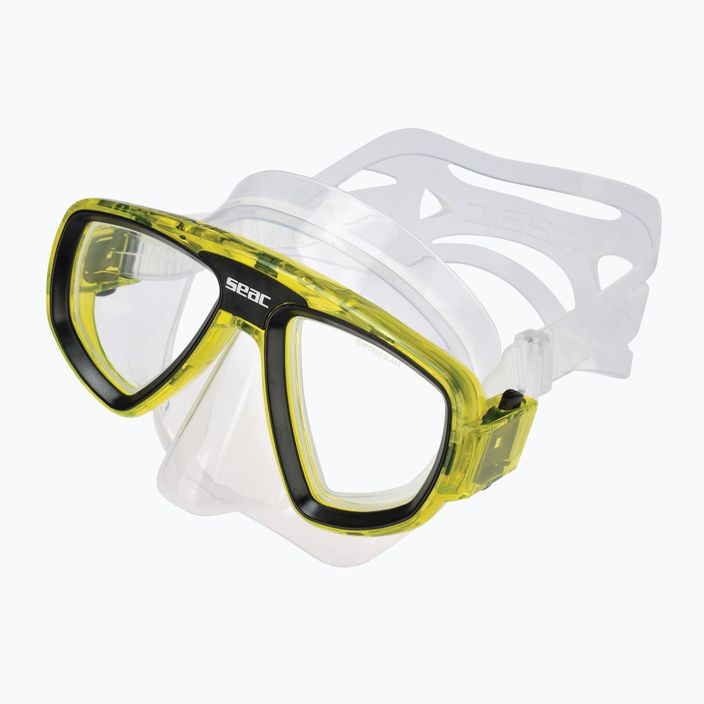 SEAC Extreme yellow snorkelling kit 2