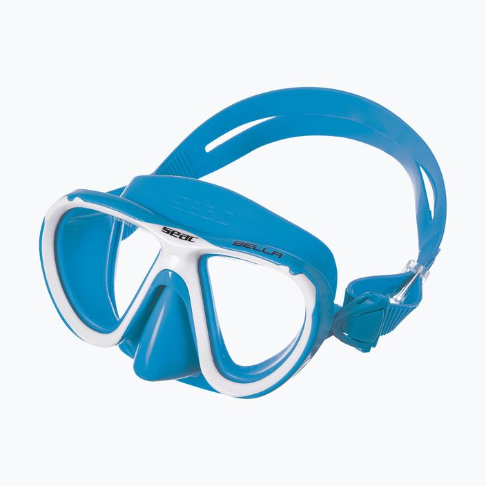 SEAC Bella light blue children's snorkel kit 2