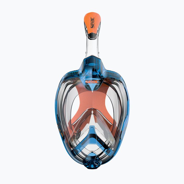 SEAC Magica blue/orange full face mask for snorkelling 2