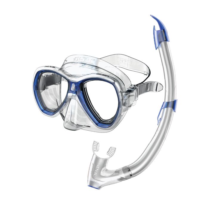 SEAC Elba blue snorkelling kit 2