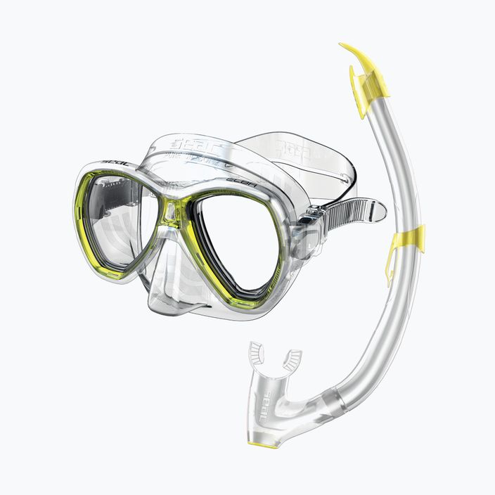 SEAC Elba yellow snorkelling kit