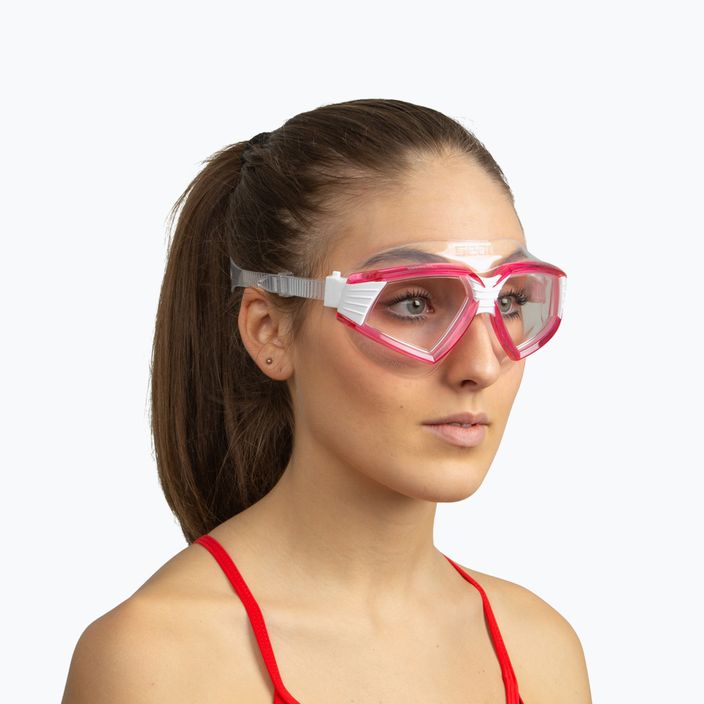 SEAC Sonic pink swimming mask 4