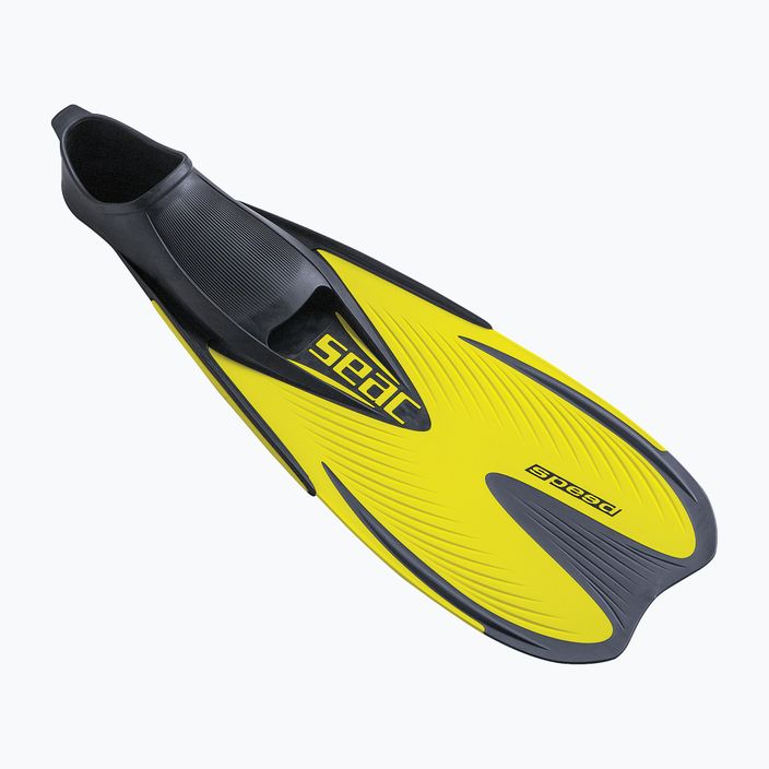 SEAC Speed yellow snorkel fins 3