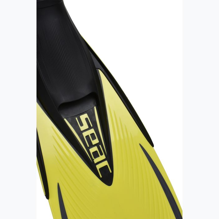 SEAC Speed yellow snorkel fins 6