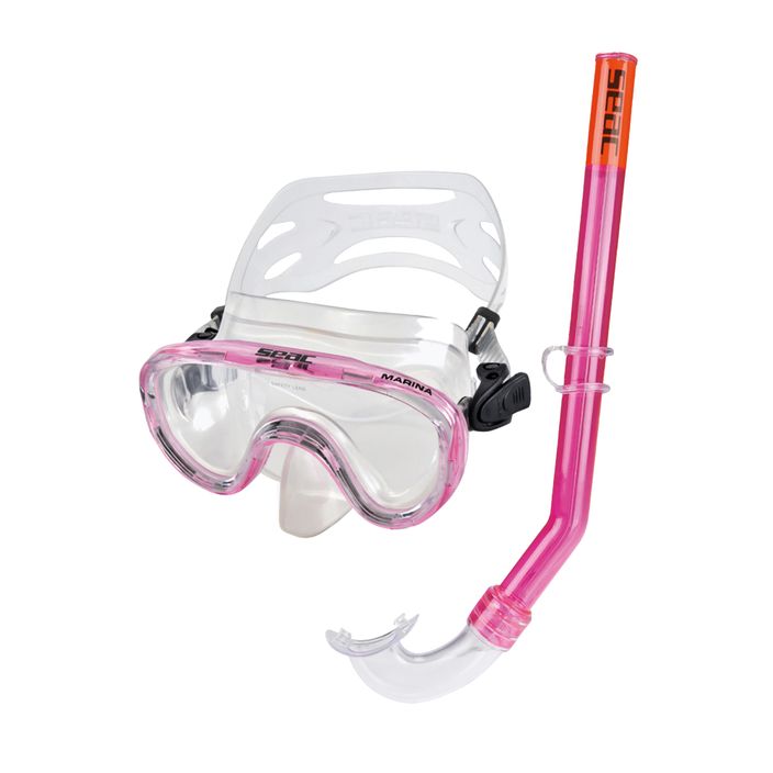 SEAC Marina pink children's snorkelling kit 2