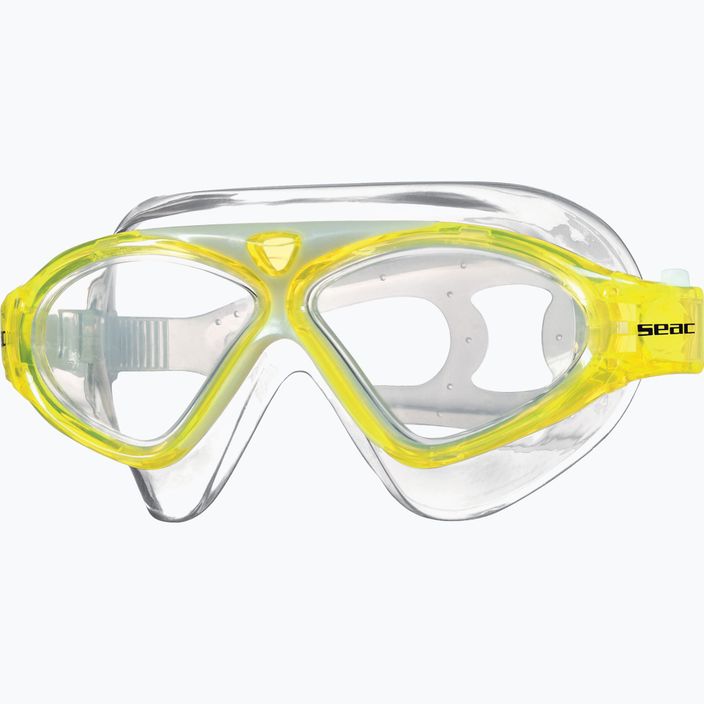 SEAC Vision Jr children's swimming mask yellow 2