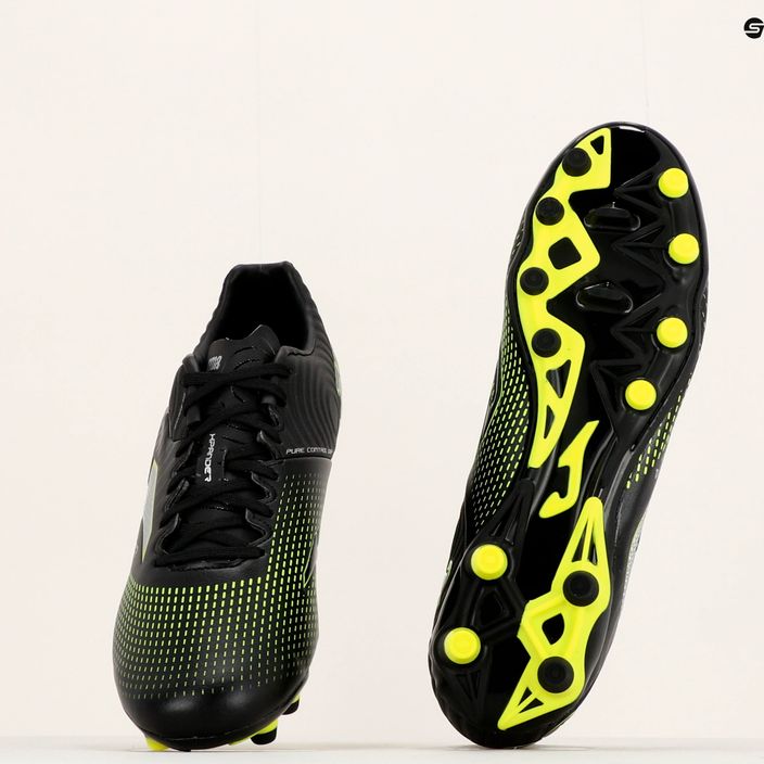 Joma men's football boots Xpander FG black/lemon fluor 11