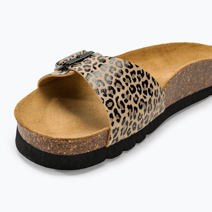 Women's Scholl Estelle Syne leopard flip-flops 7
