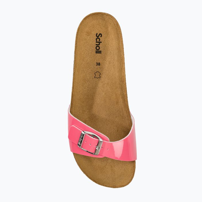 Scholl Estelle Patsynth coral women's slides 5