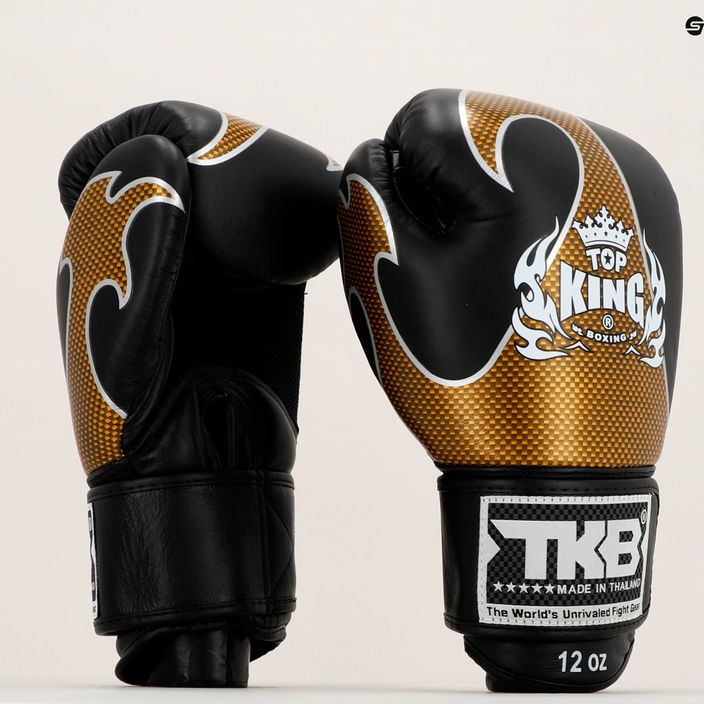 Top King Muay Thai Empower boxing gloves black TKBGEM-01A-BK 7