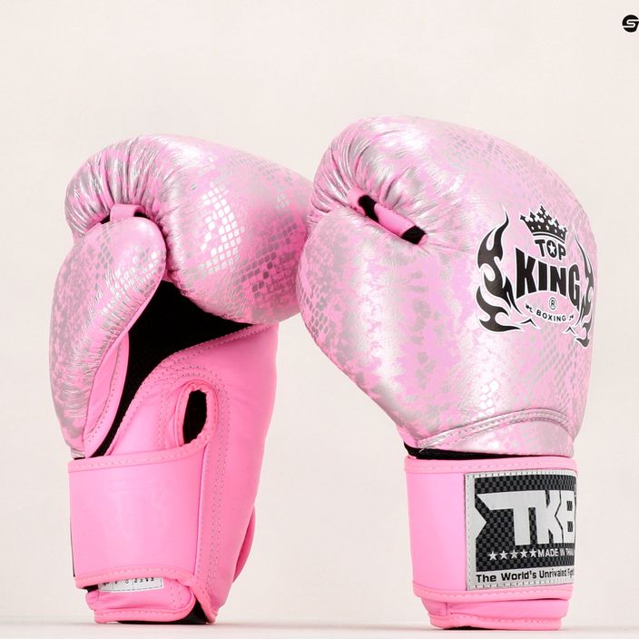Top King Muay Thai Super Star "Air" pink boxing gloves TKBGSS 10