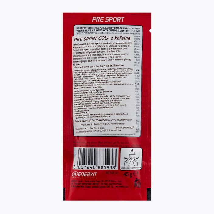 Pre Sport Enervit carbohydrates 45g cola with caffeine 90527 2