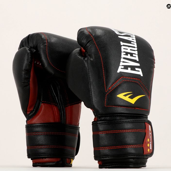 Everlast Elite Muay Thai boxing gloves black EV360MT 7